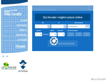Tablet Screenshot of hotelvillacorallo.com
